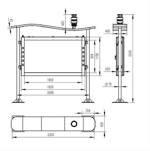 全彩屏負氧離子監測站 高智能負氧離子監測站